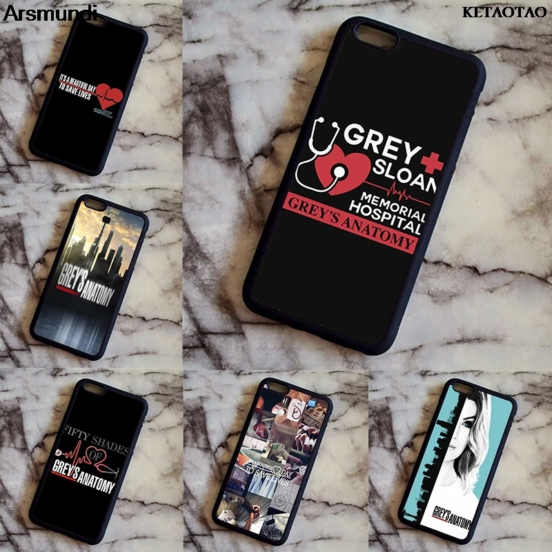 KETAOTAO Gray Anatomy is My Person Phone Cases for iPhone 4S SE 5S 6S 7 8 Plus X XR XS Max Case Soft TPU Rubber Silicone |