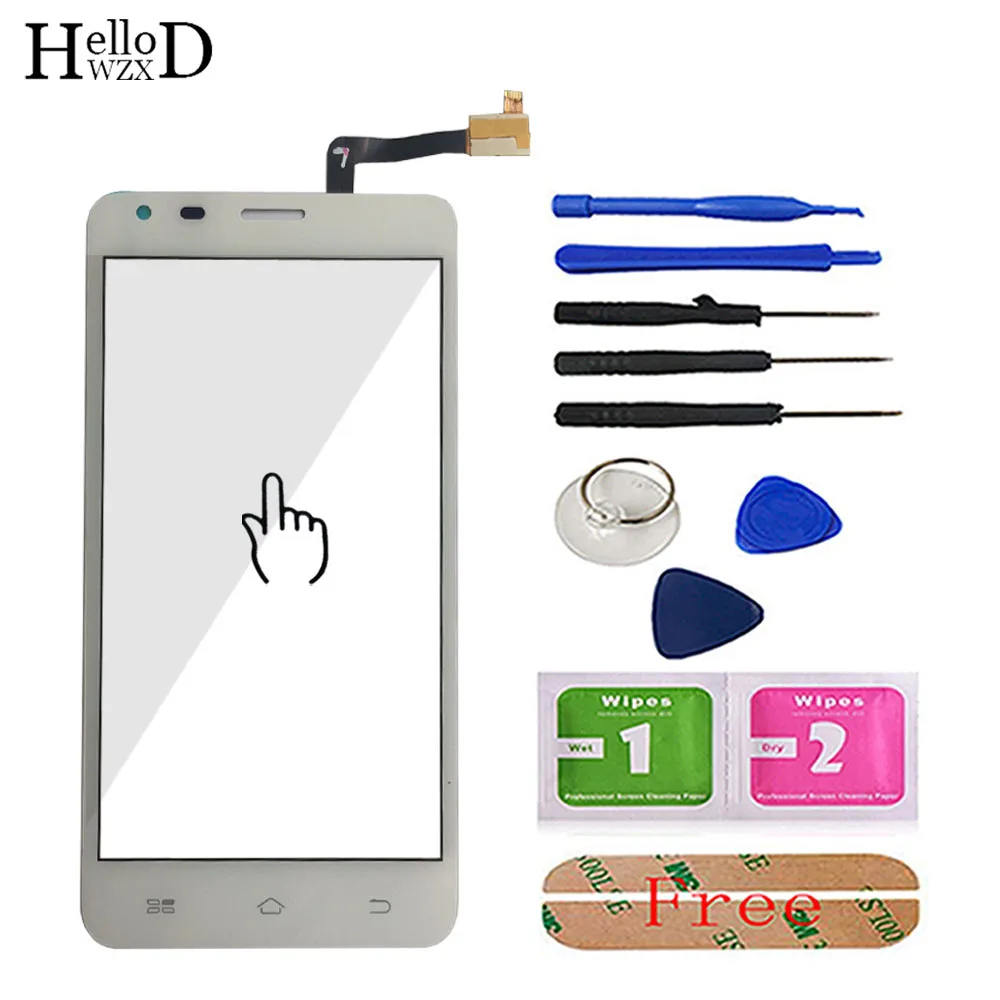 

Touch Screen For Fly IQ456 ERA Life 2 IQ 456 Touch Screen Lens Sensor Digitizer Front Glass Repair Assebmly Parts Adhesive Tools