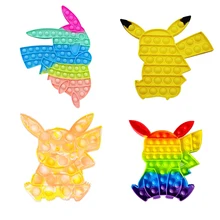

Push Bubble Figet Toys For Cute Pokemon Go Pikachu Anime Anti Stress Reliever Child Funny Fidget Kawaii Antistress Gift For Boys