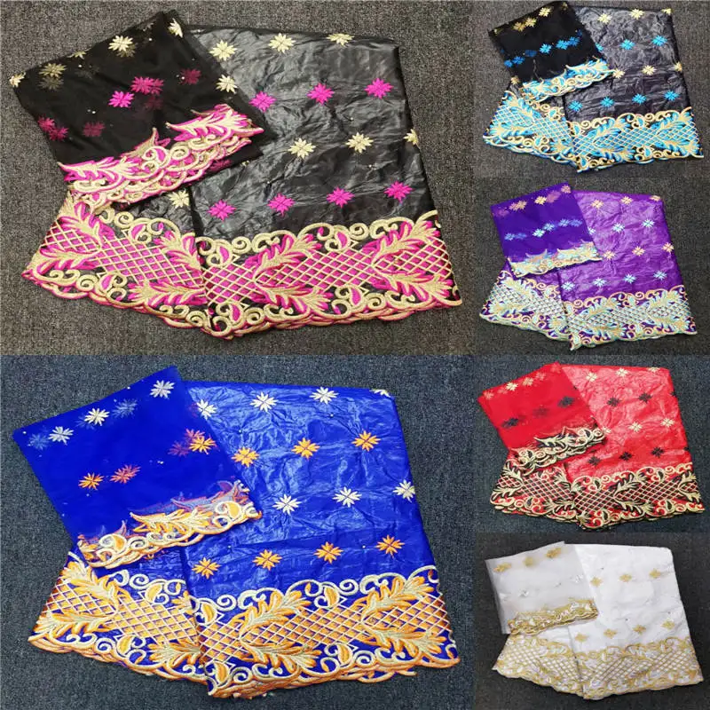 

HL!Bazin riche fabric brode high quality Bazin African fabrics 2019 Bazin riche embroidered for dress ! J101325