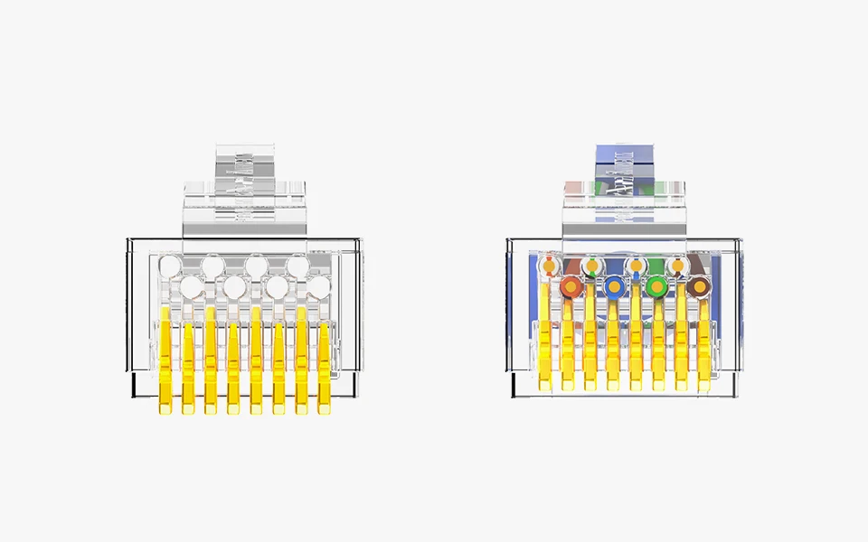 Nárazuvzdorný polykarbonátový kryt konektora RJ45