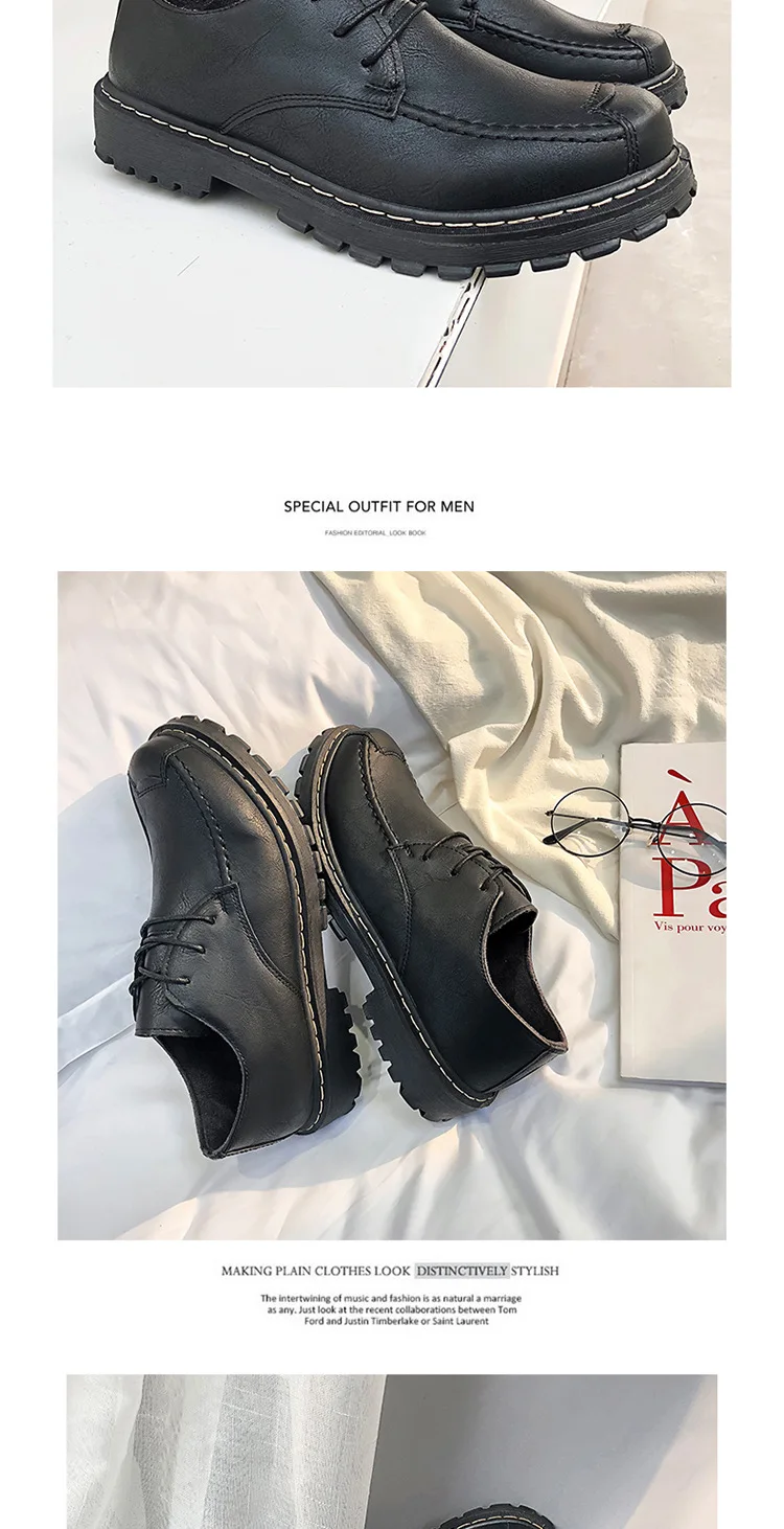 new men's casual shoes trend wild fashion men's shoes wholesale low to help thick-soled shoes tide shoes