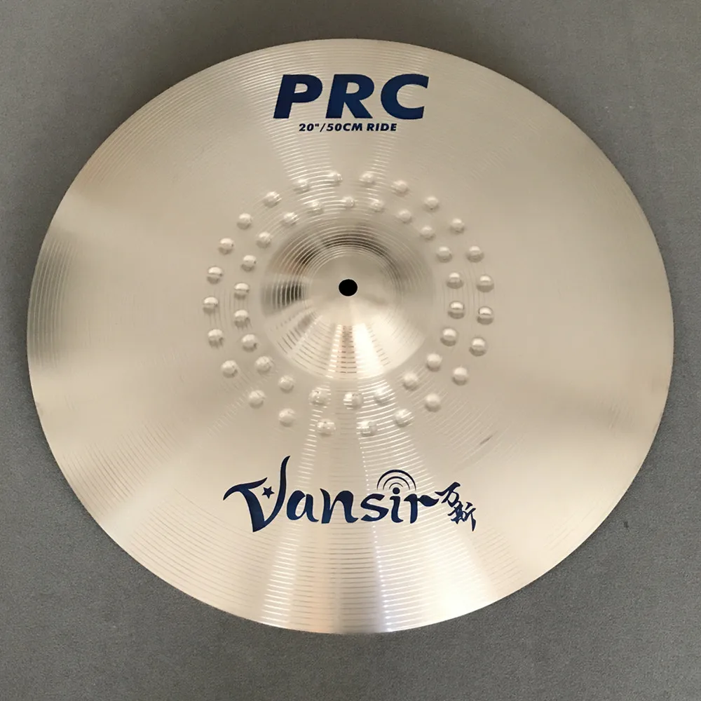VANSIR Profession Cymbal 6 inch splash+ 8 inch splash+14hihat+16crash+17crash+20ride Alloy Cymbals Silver