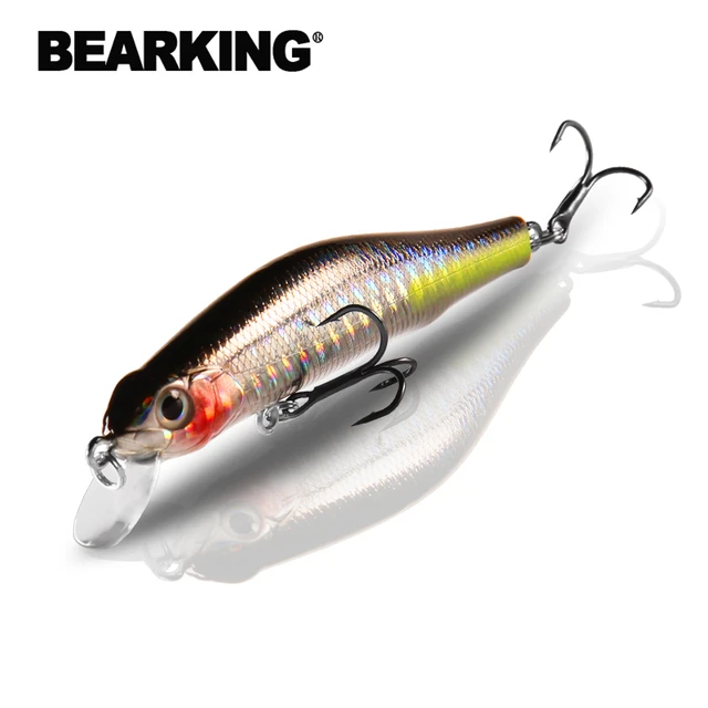 5pcs/.lot. 80mm/8.5g Color send randomly! A+ fishing lures minnow,quality  professional minnow bearking