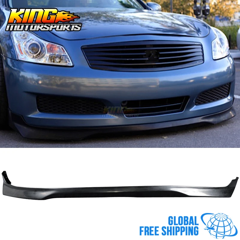 Fits 07-08 Infiniti G35 09 G37 Sedan 4Dr Rally RA Style Front Bumper Lip PU Global Free Shipping Worldwide Fits 07-08 Infiniti G35 09 G37 Sedan 4Dr Rally RA Style Front Bumper Lip PU Global Free Shipping Worldwide