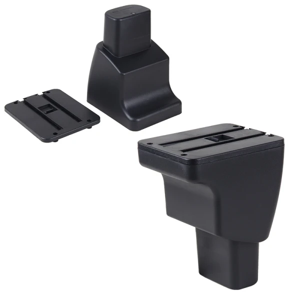 armrest base Для hyundai I10 подлокотник, коробка для хранения, центральный магазин, коробка для хранения, подлокотник, коробка с подстаканником, пепельница, USB интерфейс 2006 - Название цвета: armrest base