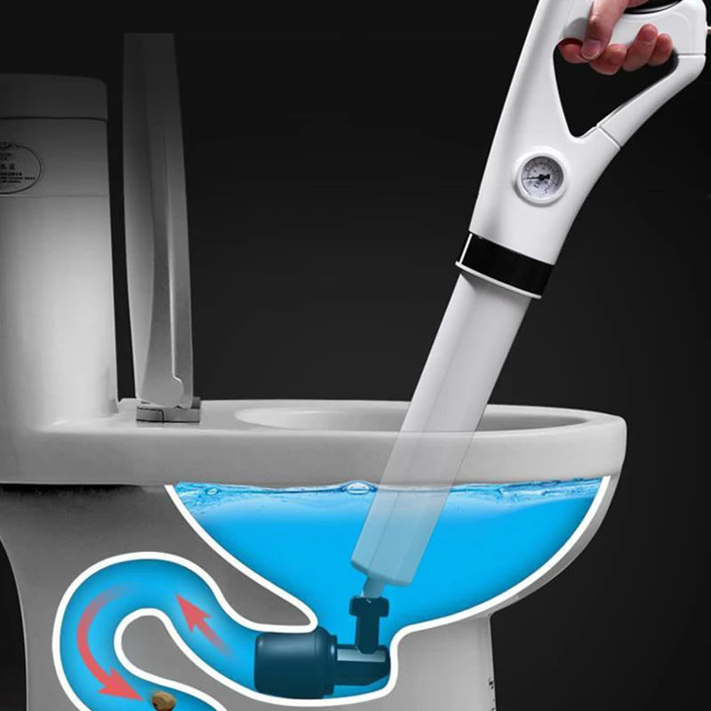 

Блокираторы для очистки труб очиститель засорителя одна секунда для туалета Плунжер высокого давления для слива воздуха канализационный Туалет кухонный комплект