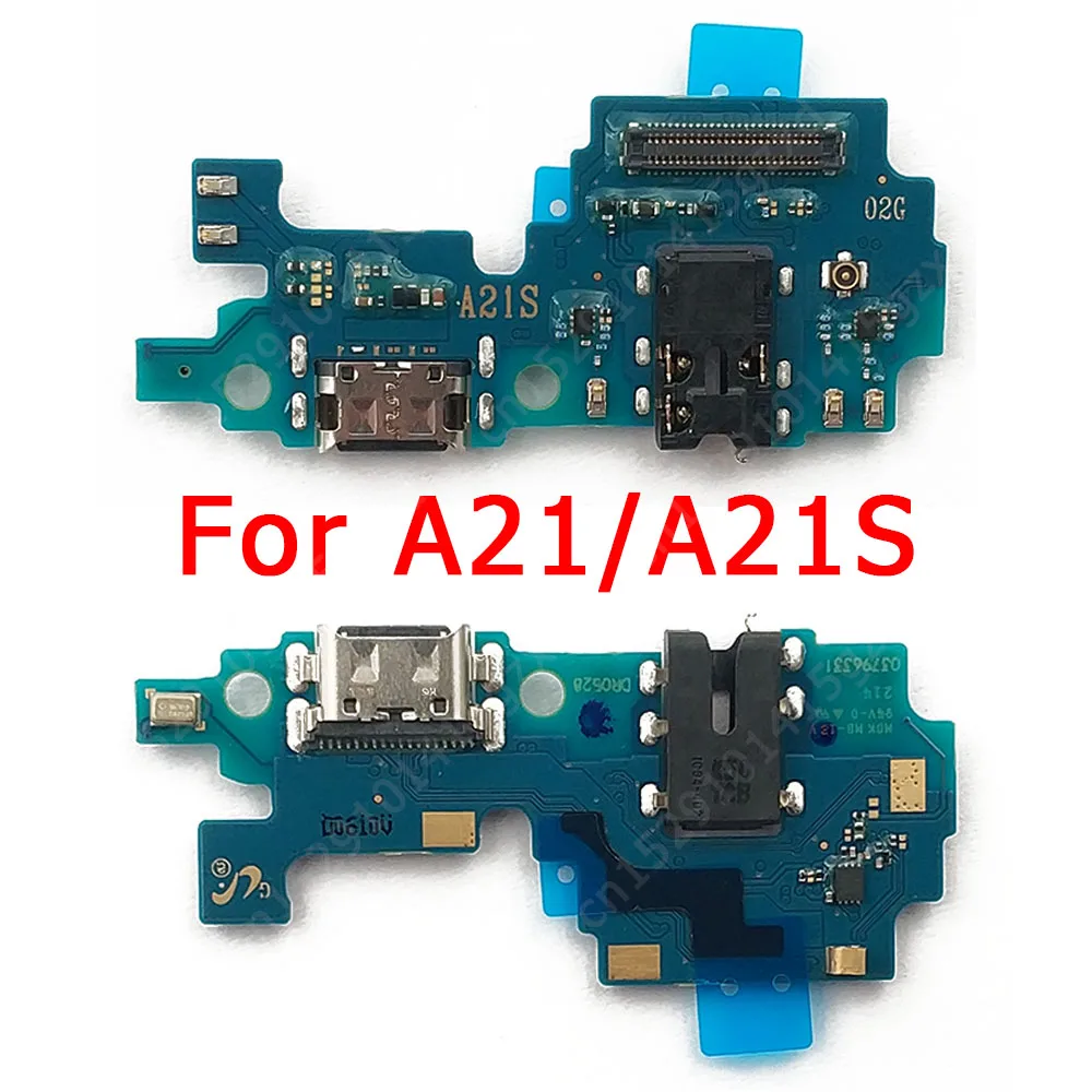 Оригинальная зарядная Плата USB для Samsung Galaxy A21 A21S порт зарядки печатная плата