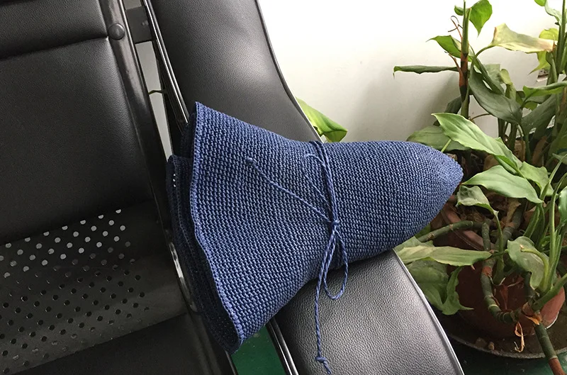 Raffia Sun Женская Летняя шляпка корейский праздник ЗОНТИК КЕПКА Женская однотонная Защита от солнца с солнцезащитным козырьком Повседневная купольная шляпы-котелки H7377