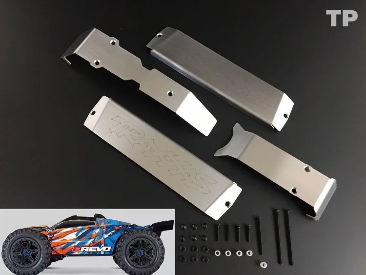 

Traxxas Large e e -R E Vo Big S Guard Armor Chassis Armor Bottom Protection