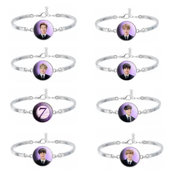 

1 2020 Bangtan Boys MAP OF SOUL 7 JIN SUGA V JIMIN RM JHOPE JK FESTA Metal Bracelet Good Gift Fans Favorite Accessories
