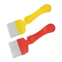 21 Pin Stainless Steel Tines Comb Uncapping Fork Cut Honey Fork Bee Beekeeping Tools 10Pcs 2