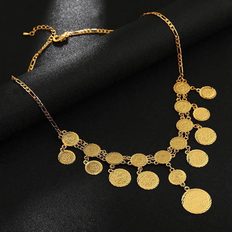 SONYA Старинные Арабские монетки ожерелья для женщин модные монеты ювелирные изделия подарок Ближнего Востока Свадебные/праздничные подарки
