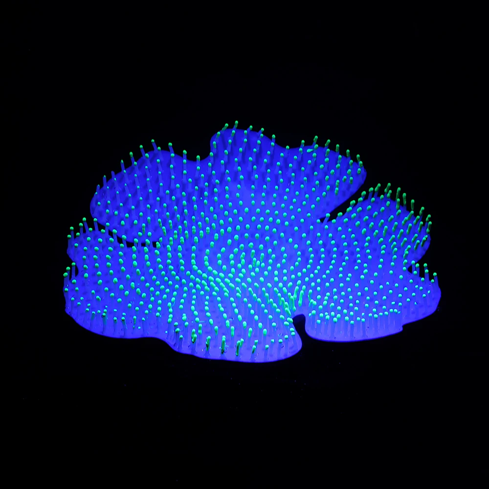 Украшение для аквариума, силиконовый светящийся искусственный Коралловый аквариум, украшение для аквариума D40