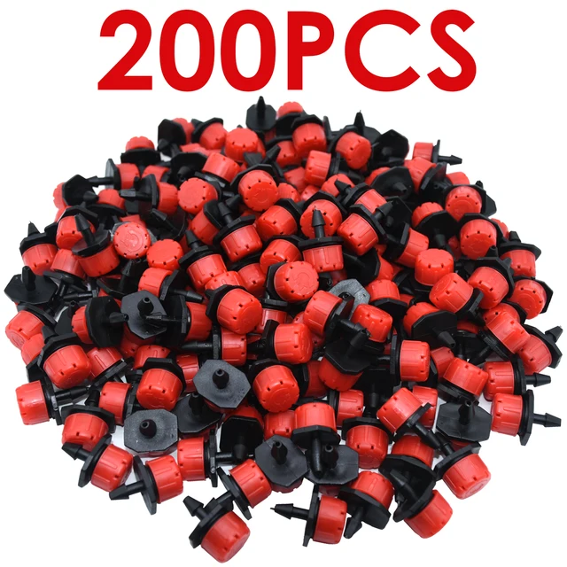 200PCS Red Dripper