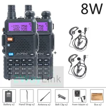 

Baofeng UV-5R Walkie Talkie 10KM CB Radio Ham Radio Station Two-way Walkie-talkies 2PCS 4PCS Powerful 8W UV-5r UV 82 UV9R