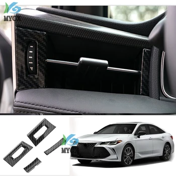 

For -Toyota Avalon 2019 20 Carbon Fiber Left Right Air Conditioner Flow Vent Outlet Cover Trim Interior Accessories Car Styling