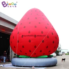 7 м высотой надувная Клубничная модель Ткань Оксфорд клубника Пользовательские фрукты тема украшения-надувные игрушки