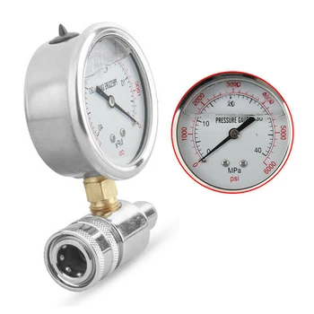 

For Washer Accurate Tester Pressure Gauge Tools Garden 6000PSI Measuring 3/8 Car Universal 0-40 MPa Agricultural Accessories