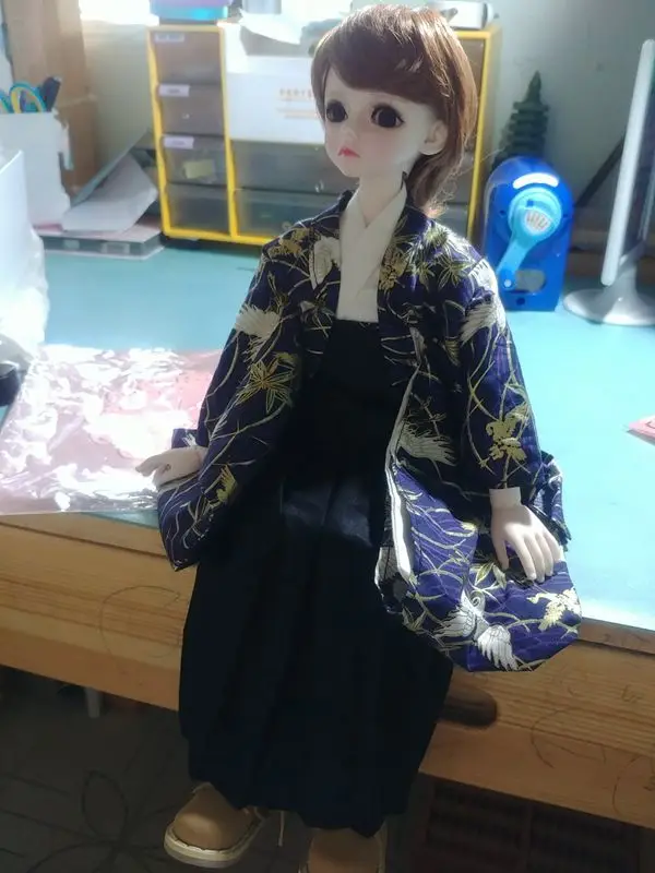 1/8 1/6 1/4 1/3 BJD японский комплект кимоно аксессуары для кукол для BJD/SD OB11 blyth SSDF, не включает в себя куклы, обувь, парик и другие