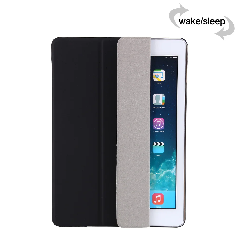 Кожаный чехол из поликарбоната для Apple iPad Air1 (2013) модный умный + Прозрачный ipad 9 7