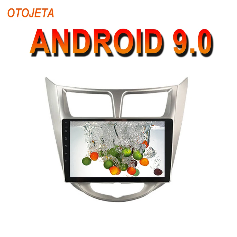 

OTOJETA Android 9.0 2.5D Screen Car Radio Player For Hyundai Verna Accent Solaris AUX USB Multimedia Stereo GPS tape recorder
