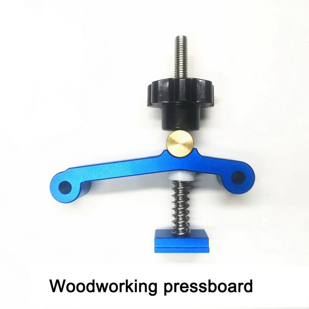 

T-Track Platen Miter Track Clamping Blocks Chute Blocks Djustable Press Plate Hold Down Clamps For Woodworking Table Universal