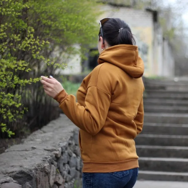 남녀공용 후드 스웻셔츠, 캐주얼한 스타일링, 봄과 가을