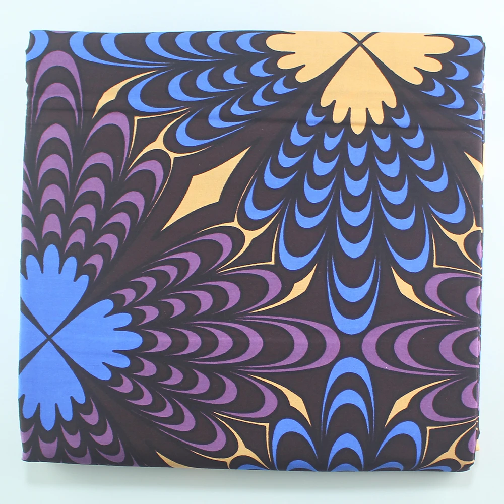 Ankara Fabric Best Quality Veritable Dutch Real Wax Dutch Wax African Printed Batik Fabric Cotton Nigeria