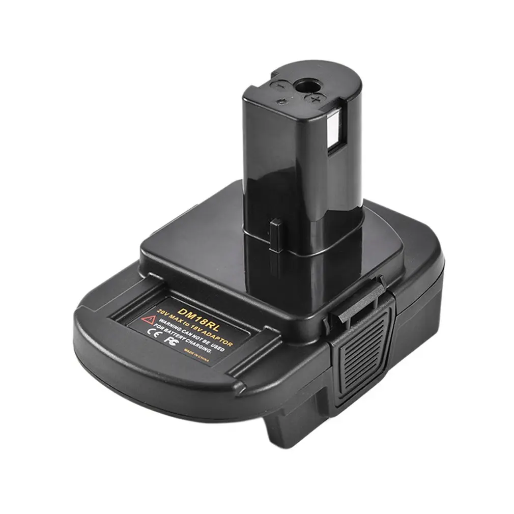 DM18RL Battery Converter Adapter USB DM20ROB for RYOBI Convert DEWALT 20V Milwaukee M18 to 18V Battery Adapter Plastic ONLENY