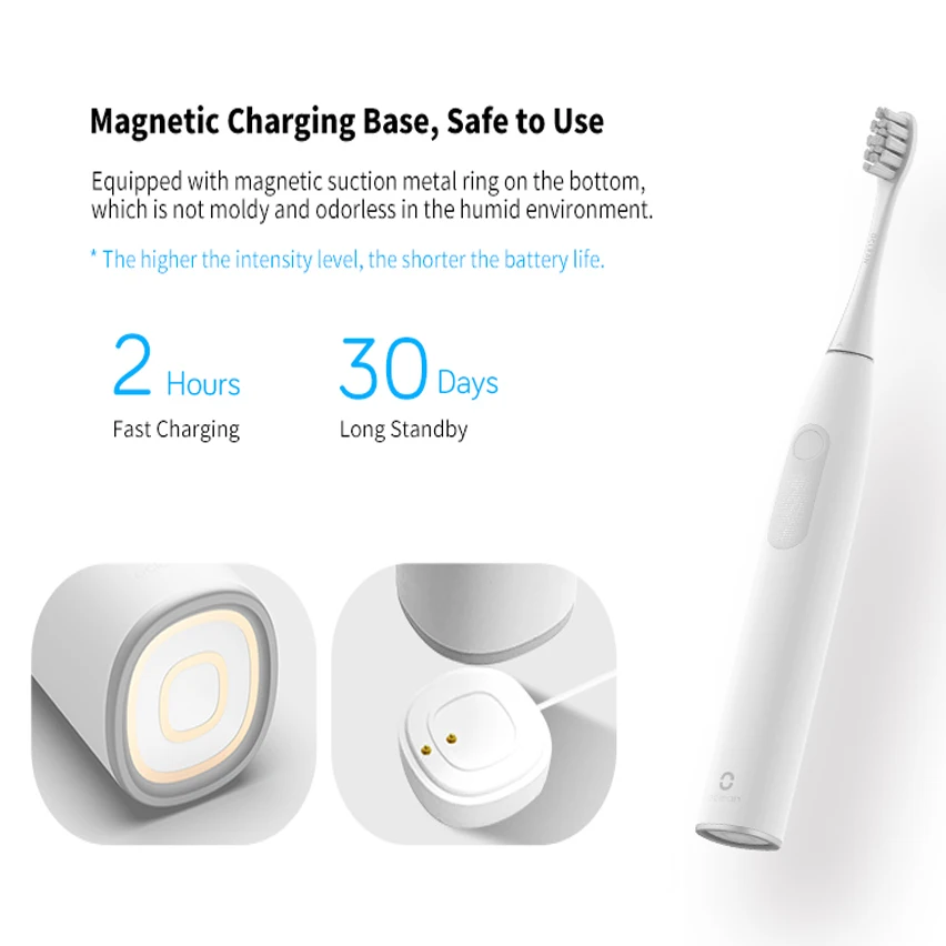  Oclean Z1 Sonic Electric Toothbrush Global Version Adult IPX7 Waterproof Ultrasonic Automatic Fast 