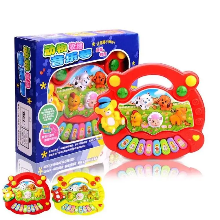 

Hot Selling Animal Farm Music Piano Baby ENLIGHTEN Education Toy Educational Electronic Keyboard CHILDREN'S Toy
