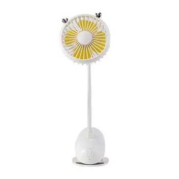 

Cute Multi-Function Cartoon Deer Clip Fan Desktop Fan Creative Handheld Student Usb Charging Fan
