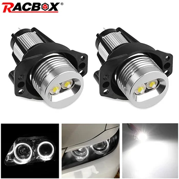 

2X 10W LED CANBUS Angel Eyes light Headlight Lamp Bulb For BMW E90 E91 White Dedicated Decoration Fog Light Cool Error Free