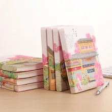 Fortune канцелярские Завод Прямая Sakura молодежи из потертой кожи этот ноутбук 36 кГц маленькая свежая начинающих бухгалтерская книга Sub