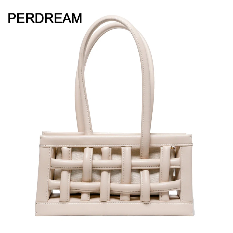

Small bag female new hollow woven shoulder small square bag Korean version of the wild fashion crossbody bag