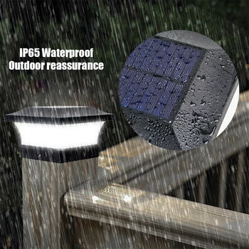 

Solar Fence Light Landscape Lamp Garden Post Cap Lamp IP65 Waterproof Outdoor Column Path Deck Square Decor Intelligent Light #