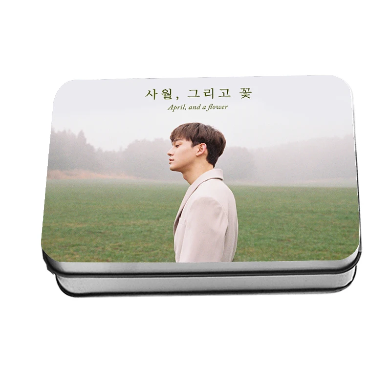 

Kpop EXO CHEN SOLO Album <April, and a flower> Polaroid Photo Lomo Card K-POP EXO Fans Gifts Metal Box 30Pcs/Box Drop Shipping