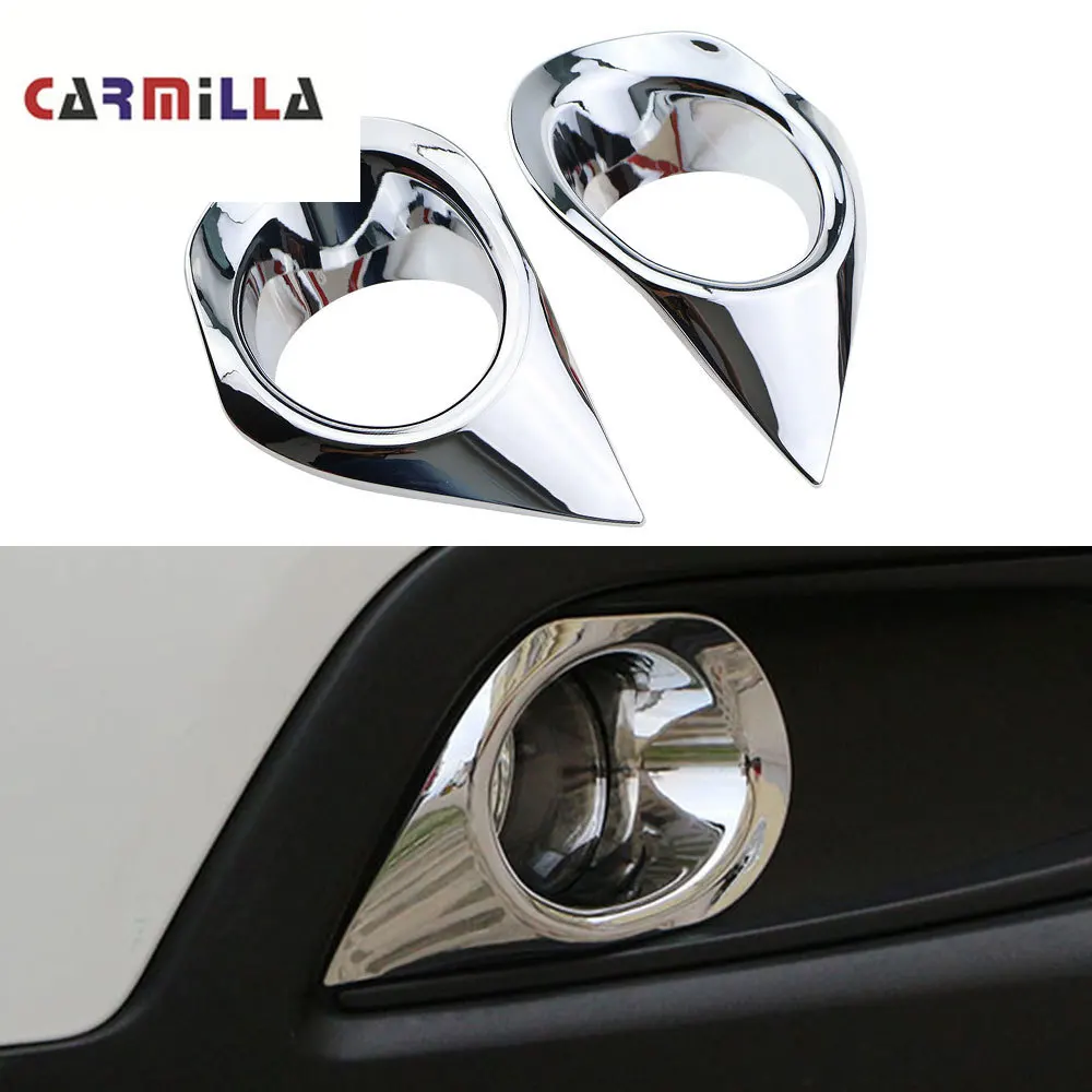 Carmilla 2 шт./компл. стайлинга автомобилей Хромированная передняя левая и правая