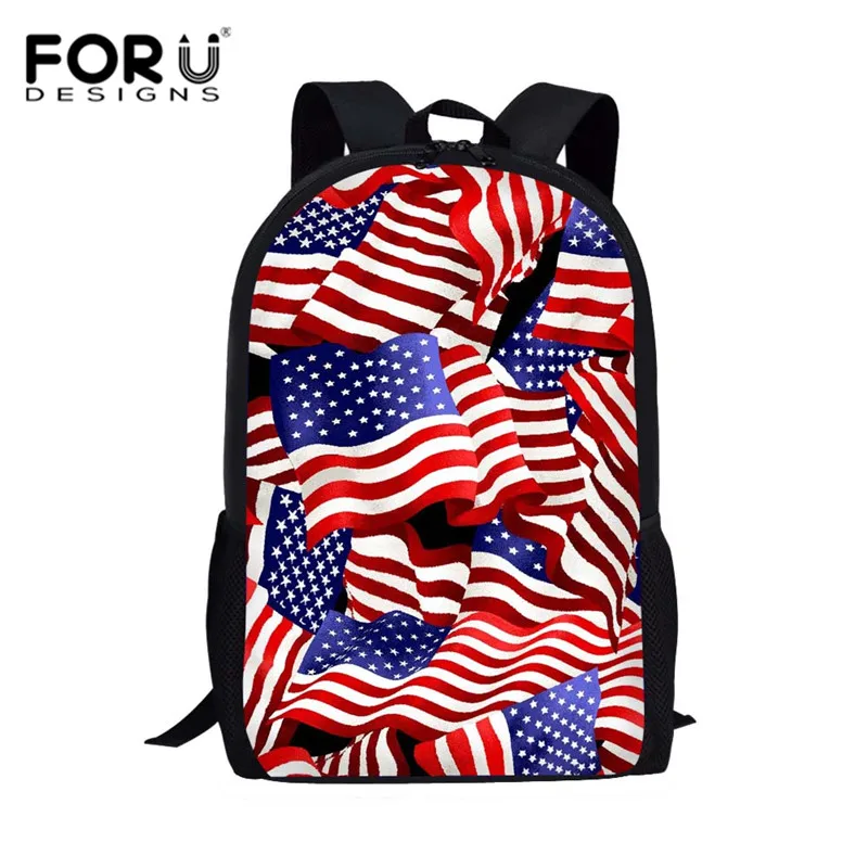Классический рюкзак с флагом Великобритании, США, для детей, для начальной школы, рюкзак, для начальной школы, художественная живопись, американский флаг, школьный рюкзак, персонализированный Рюкзак - Цвет: L3301C