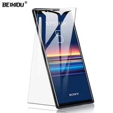 Закаленное стекло с полным покрытием для Sony Xperia 5 Защитное экрана