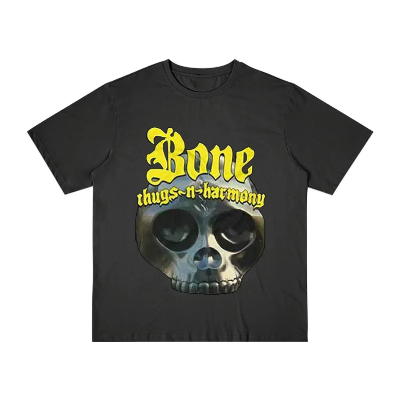 Бренд Tide футболка Bone Thugs N Harmony используется тяжелый короткий рукав для мужчин и женщин хип-хоп рок