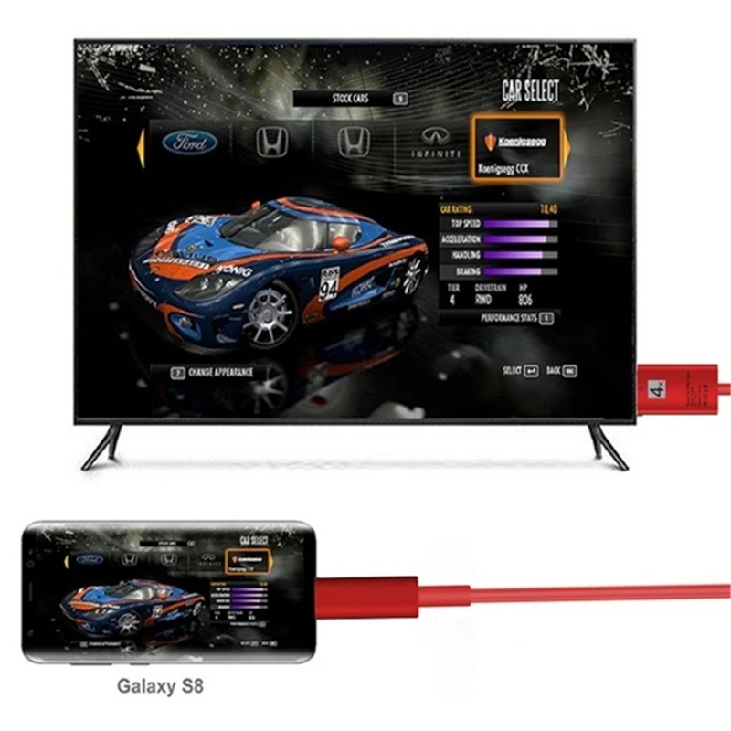 2 в 1 USB-C 3,1 Тип C к HDMI Поддержка 4K конвертер Кабель-адаптер HDMI кабель для HDTV телефона ПК samsung Galaxy Note8 S8 Macbook