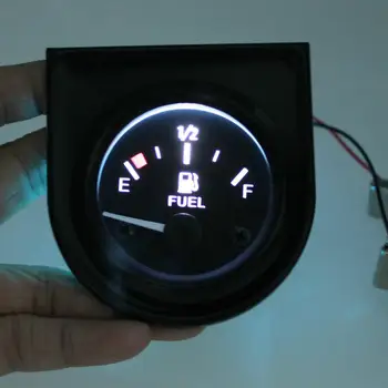

Longlife 2" 52mm Black Car Motorcycle Pattern Of Refuel Fuel Gauge Tester
