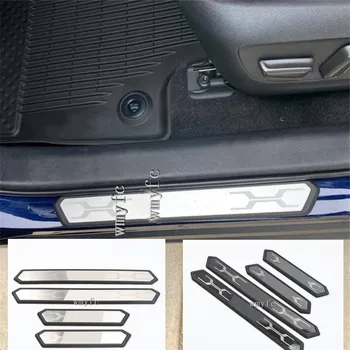 

For Toyota RAV4 2019 2020 4PCS Built-in Stainless Steel Door Sill Plate Welcome Pedal Car Accessories