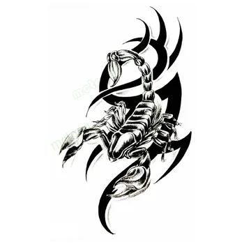 

New tatoo Totem Scorpion cover simulation Harajuku totem Tatouage Waterproof Temporary flash fakeTattoo Sticker for men women