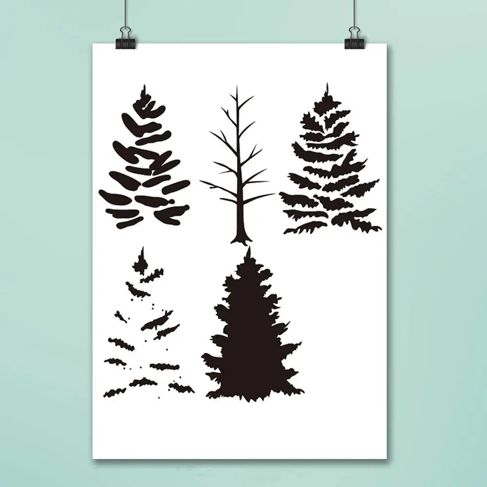 

Tree trunk Clear Stamps Cutting die For DIY Scrapbooking/Card Making/Album Decorative Rubber Stamp Crafts
