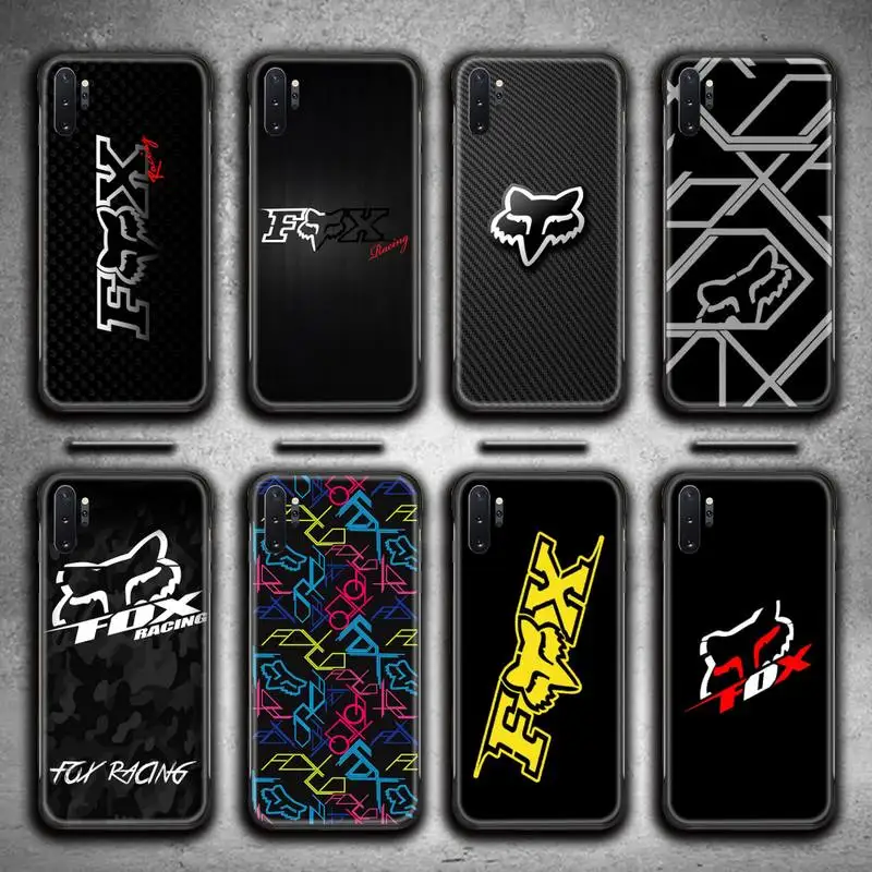 

Motorcycle racing brand Fox Phone Case For Samsung Galaxy Note20 ultra 7 8 9 10 Plus lite J7 J8 Plus 2018 Prime M21