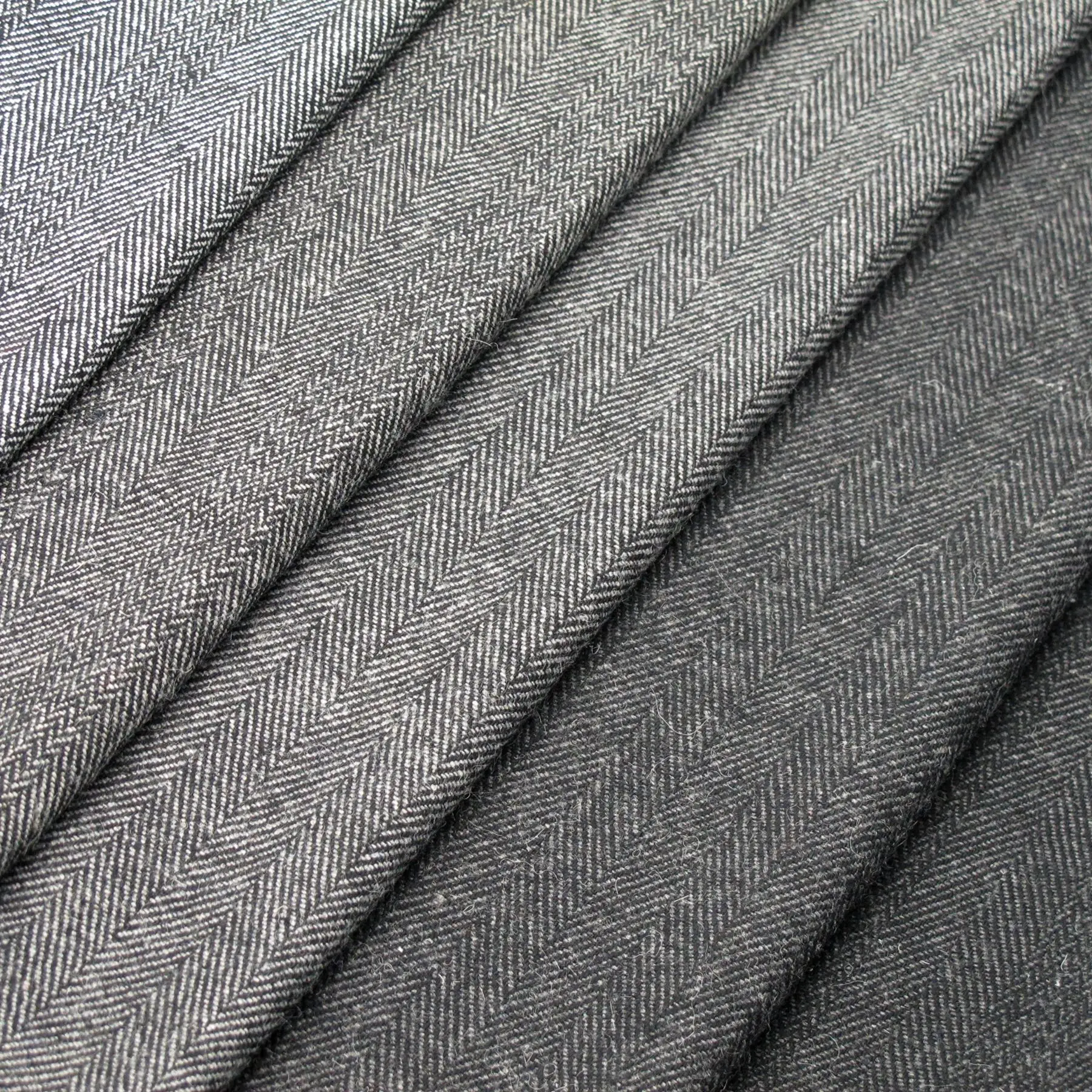Шерстяная ткань в елочку для осеннего и зимнего пальто Модная Сумка(420 г/㎡)(25% шерсть+ 75% химическое волокно) ширина см