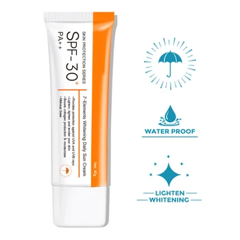 

SPF30+ Sunscreen Cream UV Radiation Protection Moisturizing Oil Control Waterproof Sunblock Isolation Refreshing Isolation Cream